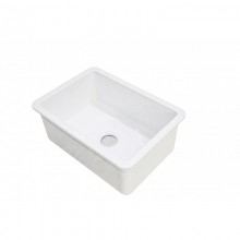 Porcelain Square Drop in sink 680mm